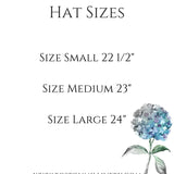 Handmade Woven Cloche Hat with Floral Trim Size Large Ready Made