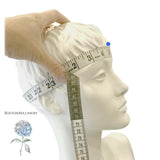 Handmade Woven Cloche Hat with Floral Trim Size Large Ready Made