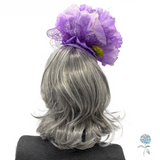 Large Lilac Poppy Fascinator Headpiece