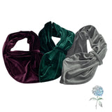 Sage Green Velvet Pull Through Scarves