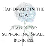 handmade in USA thanks for supporting small business