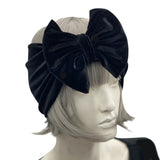 Wide Velvet Bow Headband