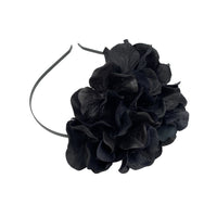 Black Hydrangea Flower Crown Headband