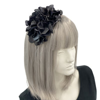 Black Hydrangea Flower Crown Headband
