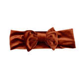 Velvet Hatband and Headband in Burnt Orange or Choose Your Color