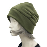 Trendy Fleece Winter Beanie Cloche Cap