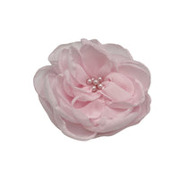 Vintage Style Cream Chiffon Flower Brooch and Fascinator | More Colors Available