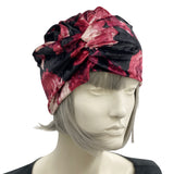 Velvet Turban with Rose Design | The Evie sid eview
