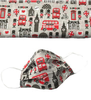 White London Theme Face Masks | Washable and Reusable Cotton