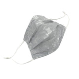 Boston Millinery Pleated Gray lace face mask  bridal wedding special occasion