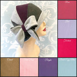 1920s Cloche hat color choices in pastels
