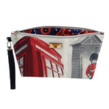 Anglophile London Wristlet purse front view