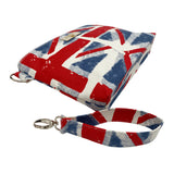 Union Jack wristlet purse sid eview