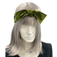 Women's Bow Headbands in many colors of Stretch Velvet