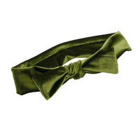 Women's Bow Headbands in many colors of Stretch Velvet