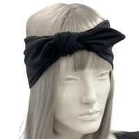 Stretch Velvet Bow Headband Burnt Orange | More Colors Available