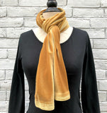 Red Velvet Scarf, Long Scarf, Available in many Colors, Handmade in the USA, Gift For best Friend Female