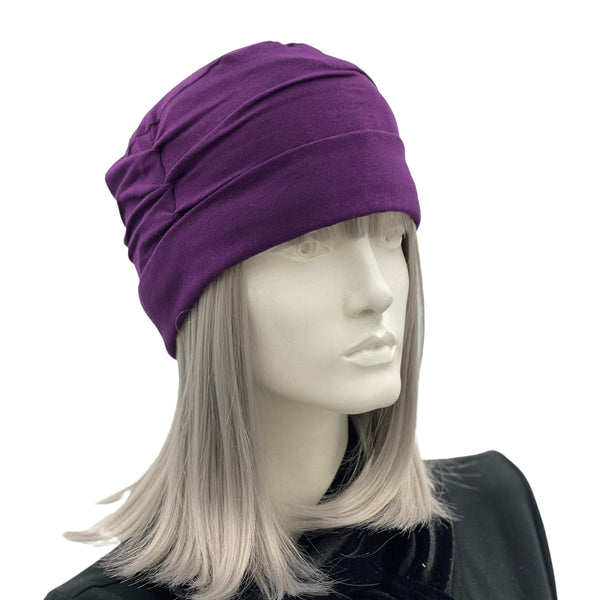 Chemo Hats for Women, Chemo Headwear, Cotton Beanie, Cancer Survivor Gift, Elegant and Stylish, Made in USA
