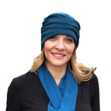 Chemo Hats for Women, Chemo Headwear, Cotton Beanie, Cancer Survivor Gift, Elegant and Stylish, Made in USA