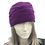 Chemo Hats for Women, Chemo Headwear, Cotton Beanie, Cancer Survivor Gift, Elegant and Stylish, Made in USA