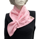 Fall Scarf, Neck Warmer, Neck Warmer in Pink Fleece or Choose Your Color, Handmade in the USA, Best Friend Gifts