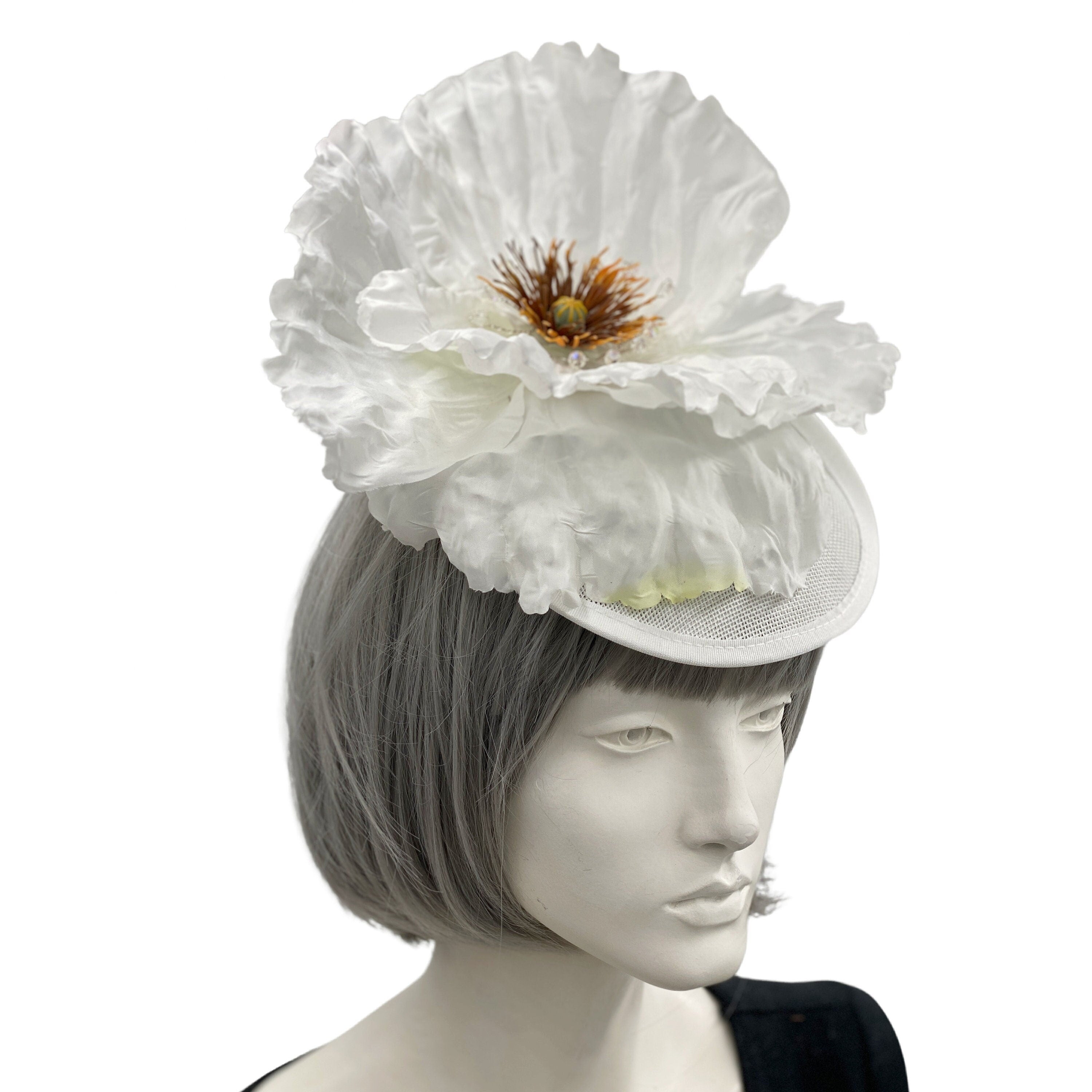 帽子 POPPY FLOWER LACE SILVER CAP 1_568107c1-df16-45c5-a06d-