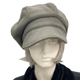 Newsboy Hat Women, Newsboy Cap in Black Fleece or Choose Your Color, Winter Hat Women, Handmade in the USA