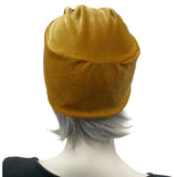 Gold Velvet Turban or Choose Your Color, Flapper Dress Costume, Chemo Headwear, Handmade in the USA