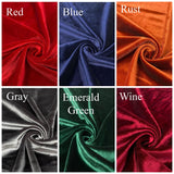 Velvet Cloche Hat and Chemo Headwear color chart