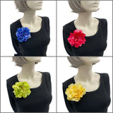 Hydrangea Fabric Flower Brooch, Flower Hair Piece, Textile Brooch, Many Colors Available, Handmade in the USA