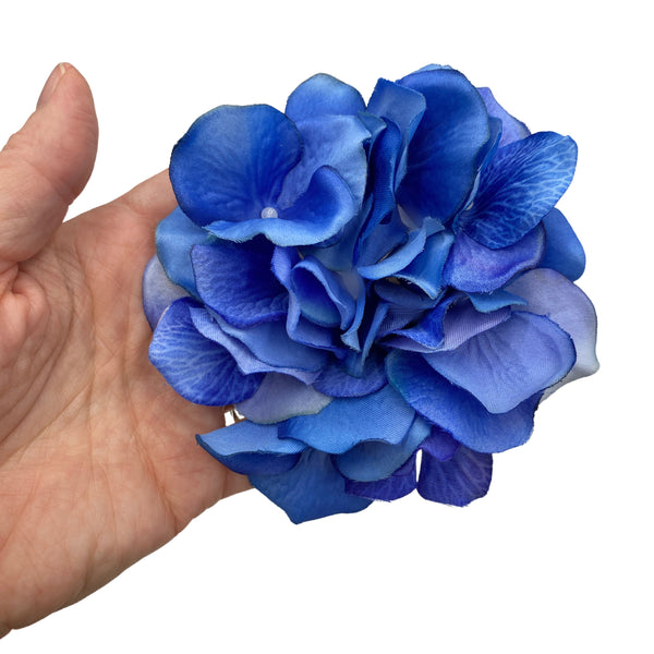 Hydrangea Fabric Flower Brooch, Flower Hair Piece, Textile Brooch, Many Colors Available, Handmade in the USA