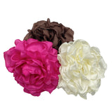 Large Flower Brooch, English Tea Rose Satin Flowers, Cerise Pink or Choose Your Color, Handmade in the USA