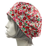 Cute Beret, Women Summer Hats, Lightweight Jersey Knit Floral, More Colors, Best Friend Gifts, Handmade in the USA