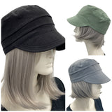 Cadet Cap, Rain Hat in Waxed Cotton, Dark Army Green or Choose your Color, Walk to Work and Dog Walking Hat, Handmade in the USA