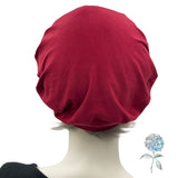 Red Beret, Handmade in Deep Red Jersey Knit, Beret Hats For Women, More Colors Available