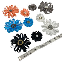 Satin Ribbon Flower Brooch